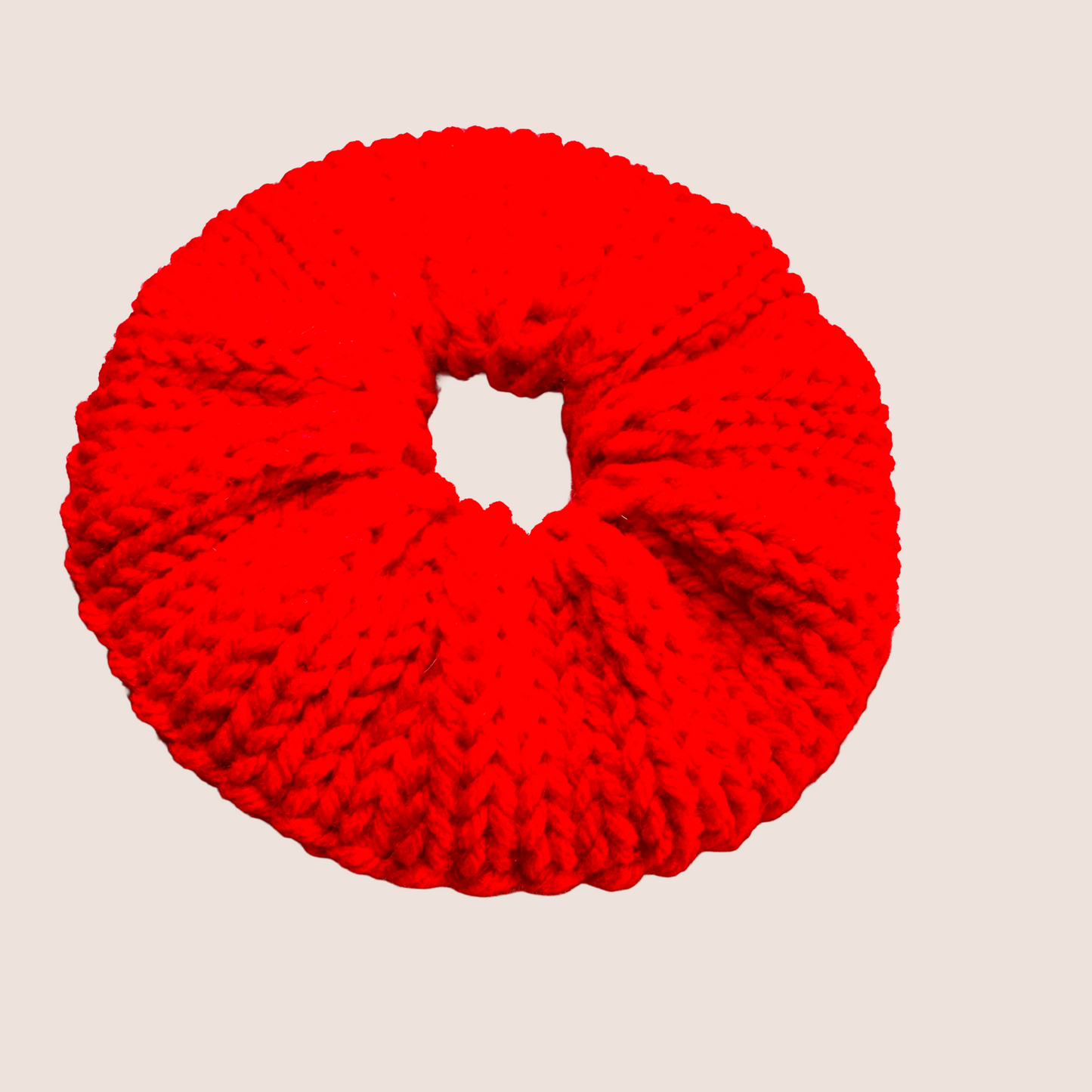 Fire Red Scrunchie