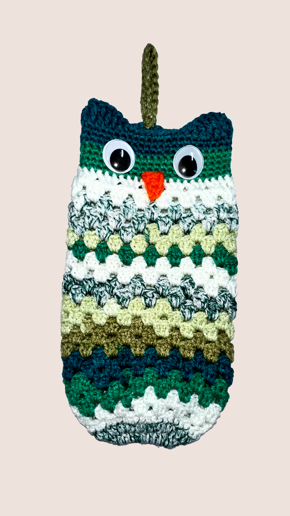 Owl Plastic Bag Dispenser - Ocean Breeze