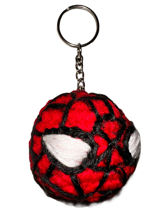 Spider-Man Crochet Keychain