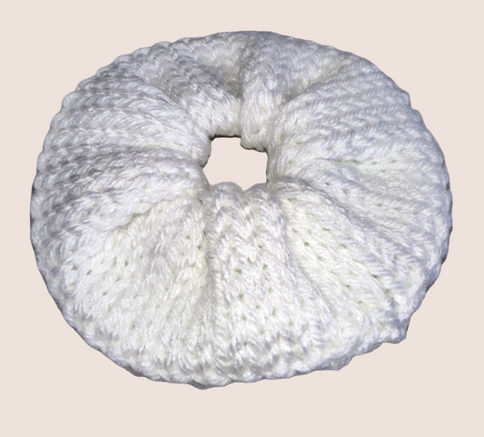 White Scrunchie