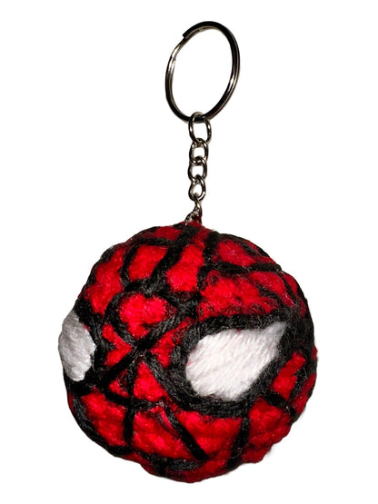 Spider-Man Crochet Keychain