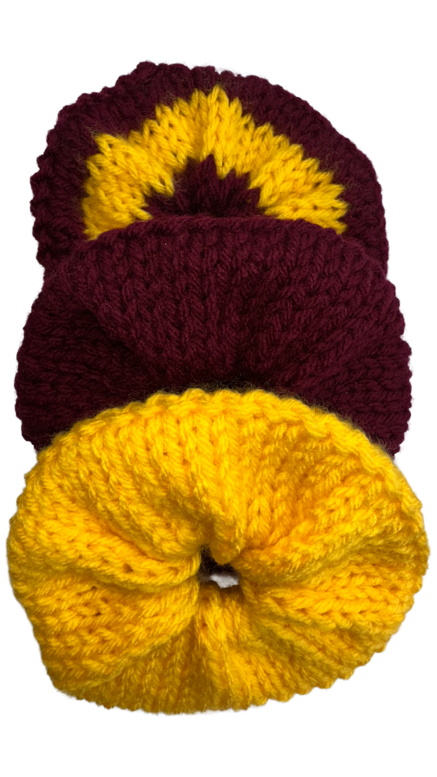 Sunburst & Wine Cozy Hair Ties