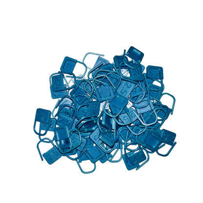 Crochet Locking Stitch Markers - Large - Ocean Blue