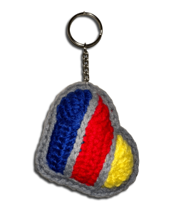 Handcrafted Southwest Airlines Heart Keychain