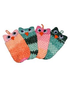 Crocheted Kitchen Plastic Bag Dispenser